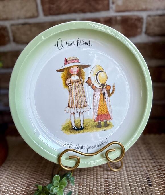 Other - Vintage 1972 Holly Hobbie Friendship Plate | A True Friend Is the Best